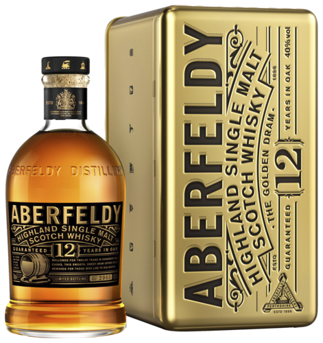 Aberfeldy 12 Years in Golden Box
