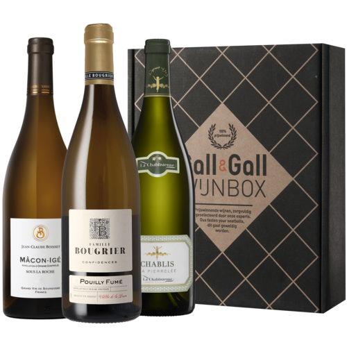 Wijnbox Kerst Deluxe Wit 3X75CL