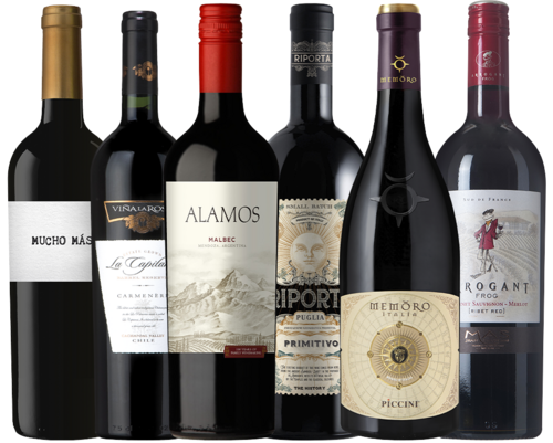 Wijnbox Prijswinnend Rood 6X75CL