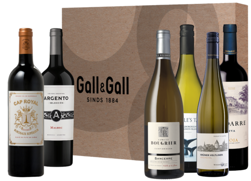 Gall & Gall Wijnbox Wereldse Wijnen Gemixt 6X75CL