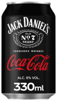 Jack Daniels & Coca Cola mixcan