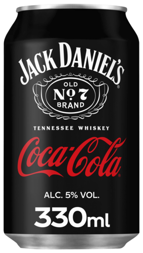 Jack Daniels & Coca Cola mixcan