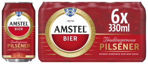 Amstel Pilsener Bier Blik