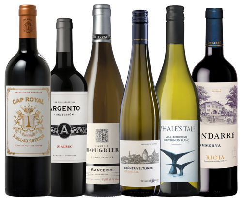 Wijnbox Wereldse Wijnen Gemixt 6X75CL