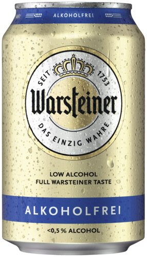 Warsteiner Alkoholfrei blik