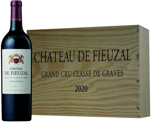 Château de Fieuzal Rouge in kist