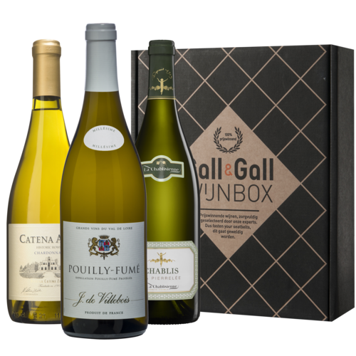 Wijnbox Kerst Deluxe Wit 3X75CL