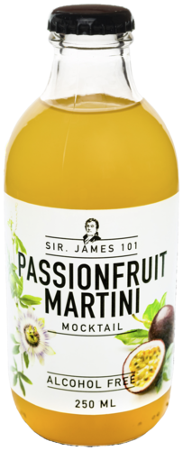 Sir James passionfruit martini
