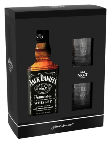 Jack Daniel's Tennessee Cadeaupakket met 2 Tumblers