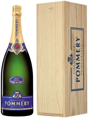 Pommery Brut Royal Magnum in Kist