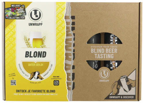 Unwrapp Blond Blind Beer Tasting Box