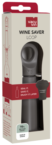 Vacu Vin Wine Saver Loop Antraciet