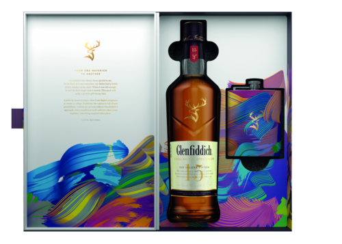 Glenfiddich 15 Years Cadeaupakket met Flask