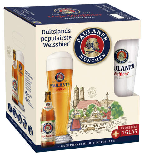 Paulaner Hefe Weissbier Cadeaupakket