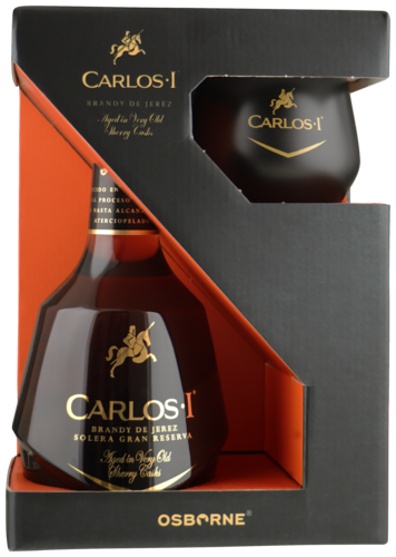 Carlos I Brandy Jerez  Cadeaupakket