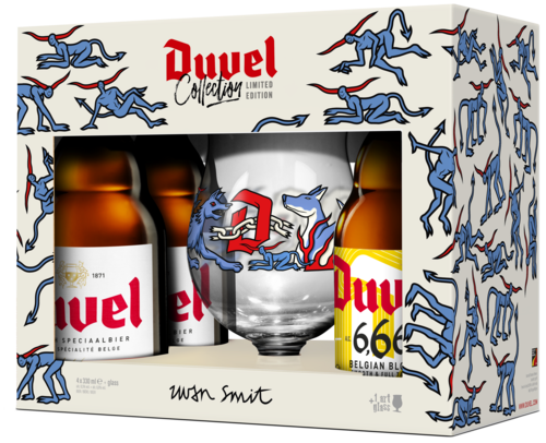 Duvel Design Cadeaupakket met Glas