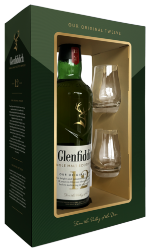 Glenfiddich 12Y Luxe Cadeauverpakking