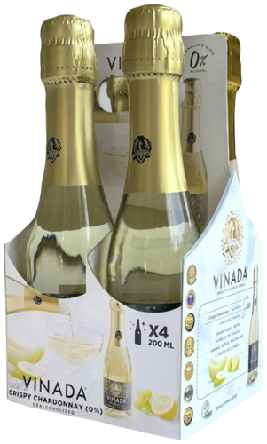 VINADA Crispy Chardonnay Mini 4x200 ml Cadeaupakket