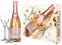 VINADA Tempranillo Rosé incl 2 Glazen Cadeaupakket