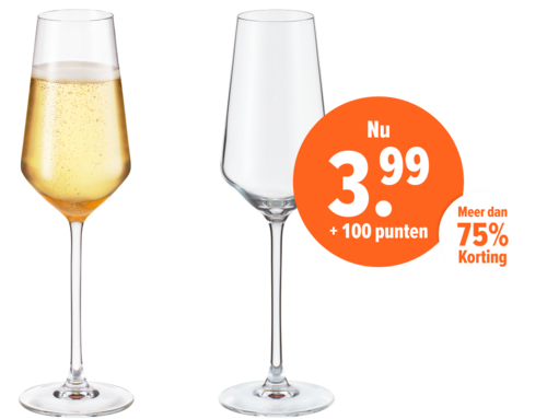 Chef & Sommelier Champagne fluteglazen (23 cl) - set van 2