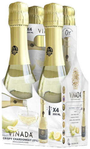 VINADA Crispy Chardonnay Mini 4x200 ml Cadeaupakket 4X20CL