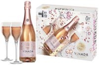 VINADA Tempranillo Rosé incl 2 Glazen Cadeaupakket