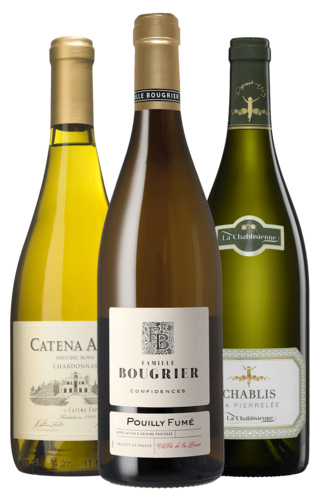 Wijnbox Kerst Deluxe Wit 3X75CL