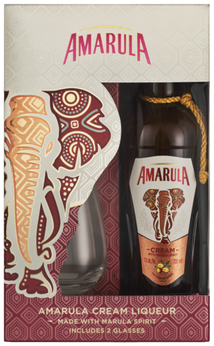 Amarula Cadeaupakket met 2 Tumbler glazen