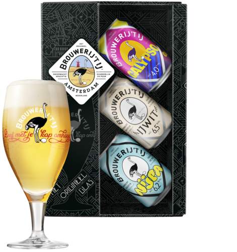 Brouwerij 't IJ Cadeauverpakking met glas