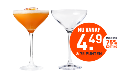 Chef & Sommelier Martini glas (21 cl) - set van 2