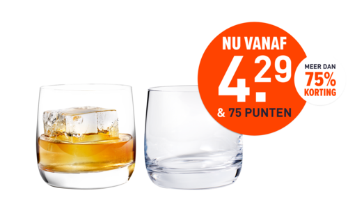 Chef & Sommelier Whisky Tumblerglazen (37 cl) - set van 2