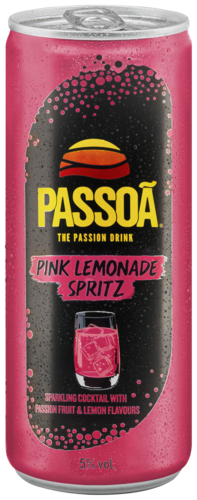 Passoa pink lemonade spritz