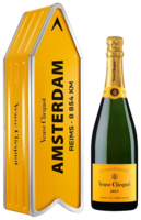 Veuve Clicquot Brut Arrow Amsterdam Cadeauverpakking