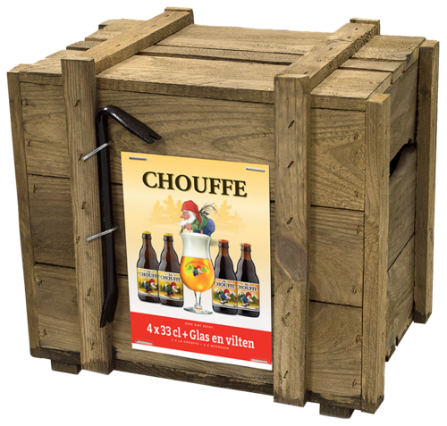 Chouffe Cadeaupakket met glas