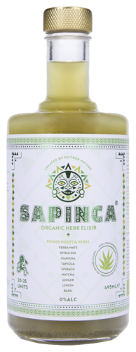 Fles Sapinca Organic Herb Elixir 49,5 cl