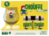 La Chouffe Blond met Glas