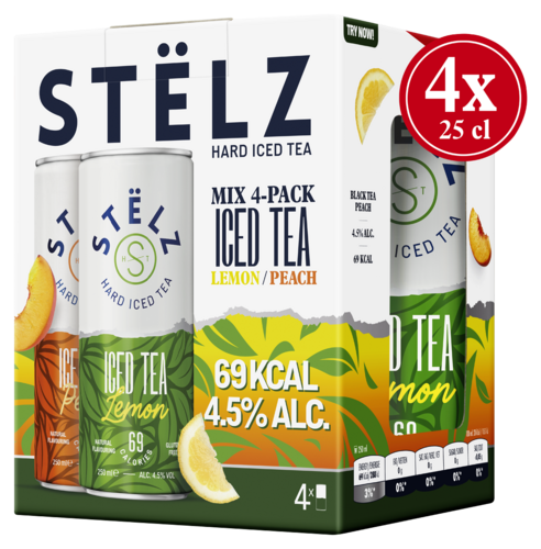 STËLZ SB Iced Tea Valuepack Lemon & Peach