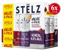 STËLZ SB Hard Seltzer Raspberry & Passionfruit Valuepack 