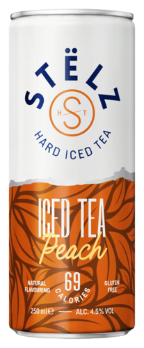 Blikje Stëlz Hard Iced Tea Peach 25 cl