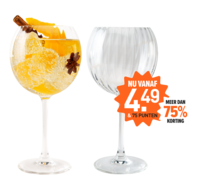 Chef & Sommelier Gin Tonic Glazen (58 cl) - set van 2