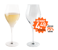 Chef & Sommelier Champagneglazen Tulp - set van 2