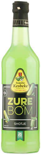 Fles Kesbeke Zure Bom shot 50 cl