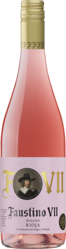 Fles Faustino VII Rosado rosé wijn 75 cl