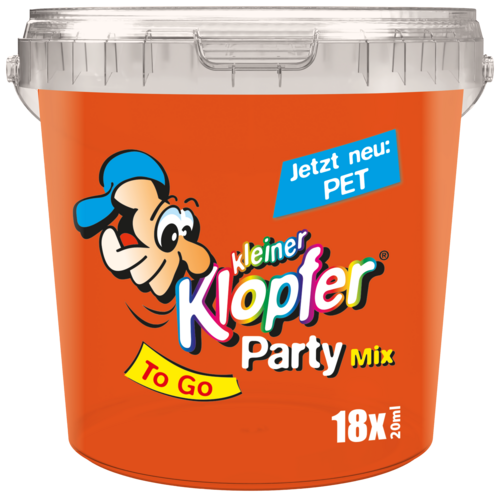 Kleiner Klopfer party bucket pet flesjes