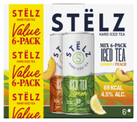 STËLZ Hard Iced Tea 6-pack Peach & Lemon