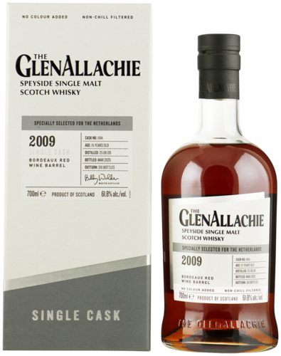 GlenAllachie 15YO Single Cask Bordeaux Red Wine