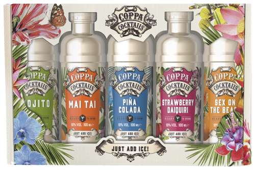 Coppa Cocktails Party-pack met vijf smaken