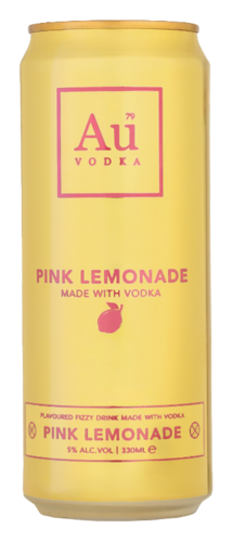 Blikje AU Vodka Pink Lemonade 33 cl