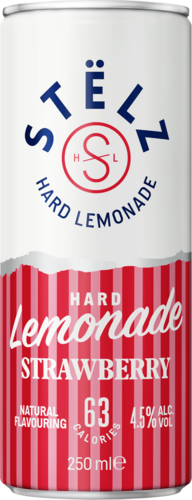 Blikje Stëlz Hard Lemonade Strawberry 25 cl