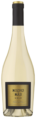 Fles Mucho Más Gold Blanco witte wijn 75 cl
